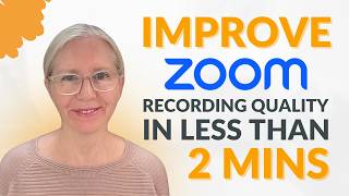 Improve ZOOM recording quality in Less than 2 minutes