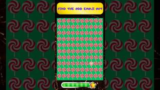 ODD ONE OUT GAME #quiz #puzzle | puzzle game 🎯 educational QUIZ | #quiz #puzzle #emojichallenge