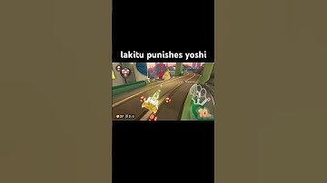 lakitu punishes yoshi #mario #mariokart #mk8dx #nintendo