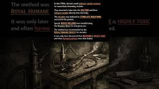 When Doctors Blew Smoke Into Patients #historyshorts #london #england