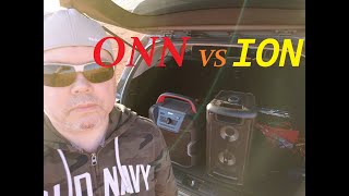 Onn Large Party Speaker vs ION Pathfinder 320 🛻 Tailgater Special - Budget Bluetooth Party Speakers