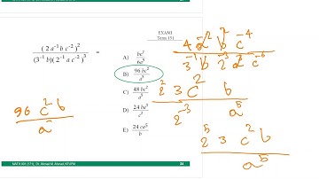 MATH 001 - P3  Integer Exponents and Scientific Notation ( PART 2)