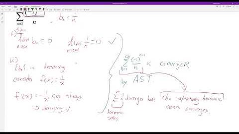 CPP - MAT1150 Calc II 10.6 Alternating Series Test and Absolutely Convergence