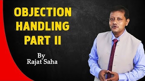 Objection Handling Part II