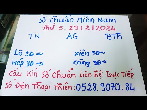 Soi cầu miền Nam hôm nay thứ 5 ngày 29/2/2023