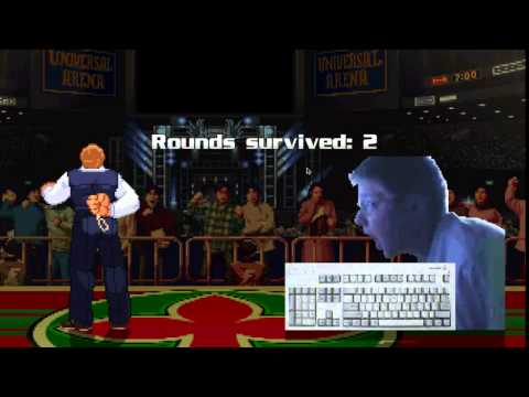 M.U.G.E.N Angry German Kid smashes his own keyboard at night club