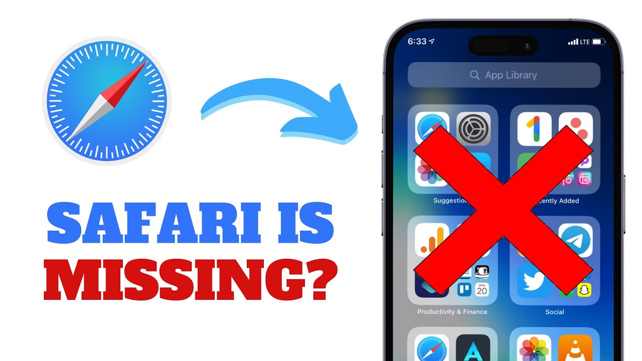 How To Get Missing Safari On iPhone - YouTube