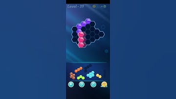 Block! Hexa Puzzle~Blended A block 7 to 9 levels~ level-39