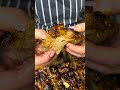 Burnt butter focaccia with teryaki pork belly #baking #bread #recipe #shorts #focaccia #sourdough