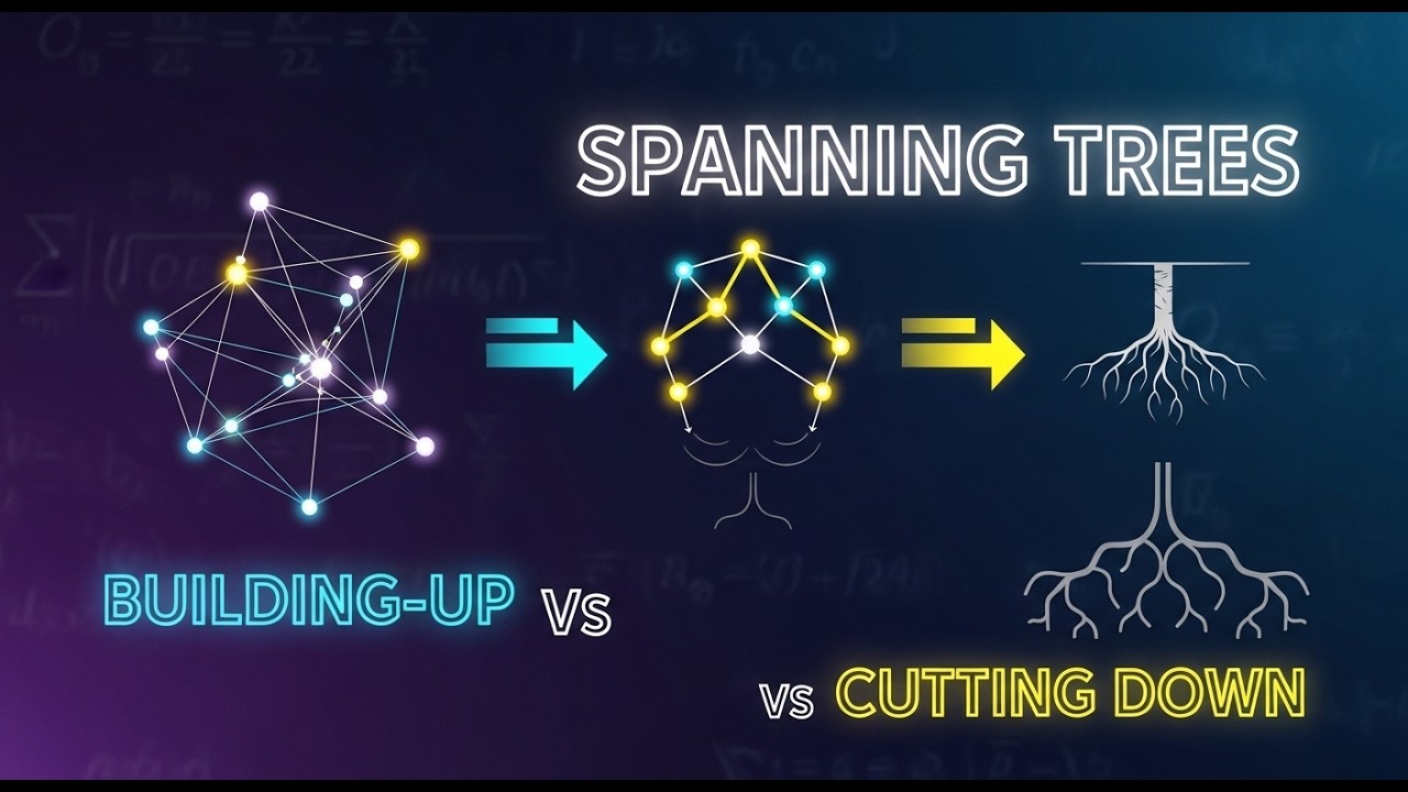 Spanning Trees & Rooted Trees | Building Up & Cutting Down Methods ...