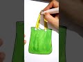 ASMR Coloring a Stylish Handbag/ バッグ色塗り/ 가방 색칠 #asmrsounds #art #satisfying