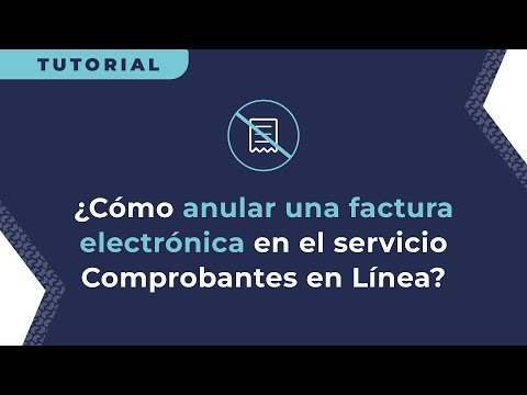 Miniatura del video: Comprobantes en línea: ¿Cómo anular una factura electrónica?