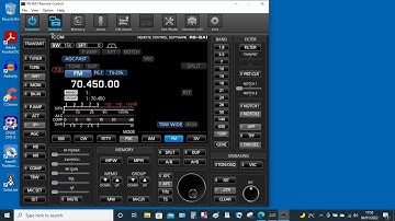 G4VVQ - IC 7100 Remote control with RS BA 1 software
