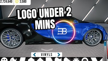 HOW TO MAKE BUGATTI LOGO Under 2 Minutes in Car Parking Multiplayer New Update