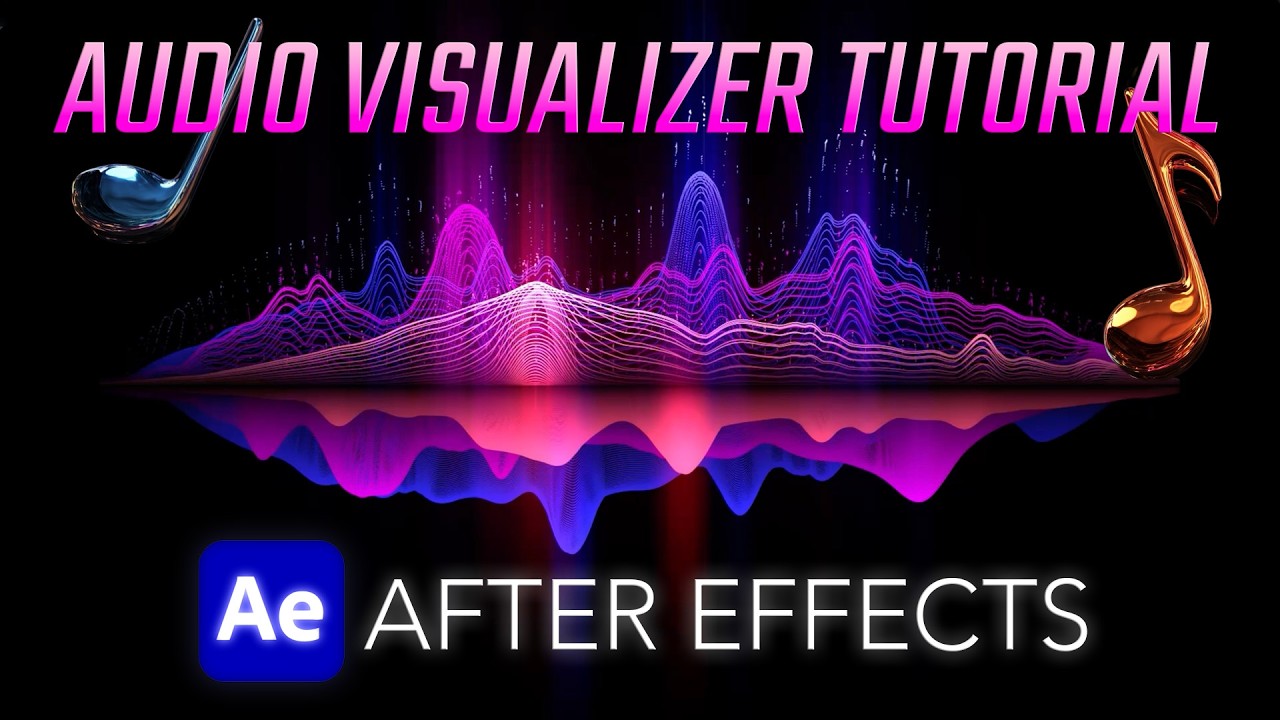 Audio Visualizer Tutorial + Free Download | Make a 3D Waveform in