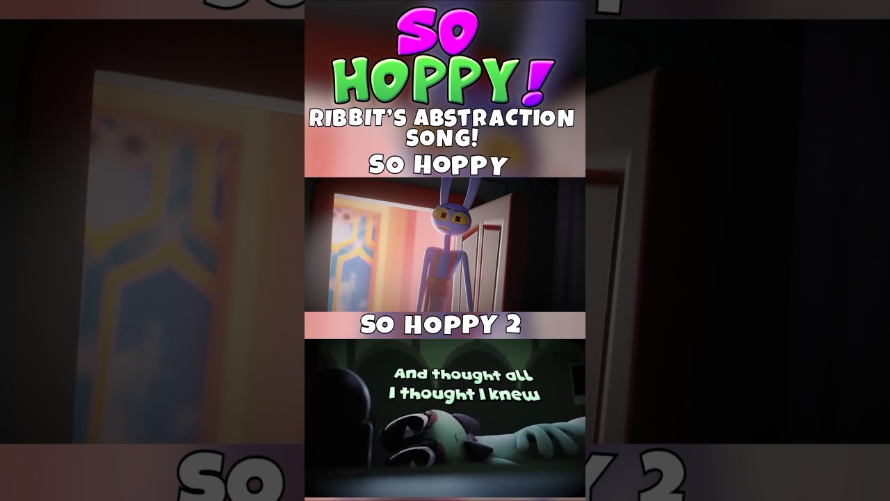 SO HOPPY VS SO HOPPY 2 (Ribbit's Abstraction Song) Ribbit X Jax's LOVE | The Amazing Digital Circus