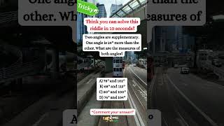 TRICK Everyone! | SAT Geometry Riddle | 90% Fail This! #shorts #math #riddlemathworld