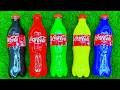 Big Toothpaste Eruption from Giant Coca-Cola Rocket, Mtn Dew, Fanta, Cola and Mentos