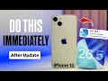 iOS 26.5 on iPhone 13 - Do This Immediately After Updating iPhone 13 (Settings To Change)