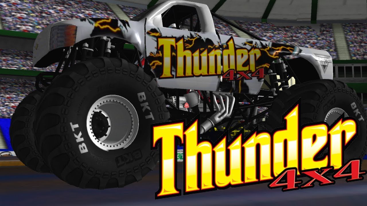Thunder 4x4 Monster Truck Freestyle Rigs Of Rods YouTube