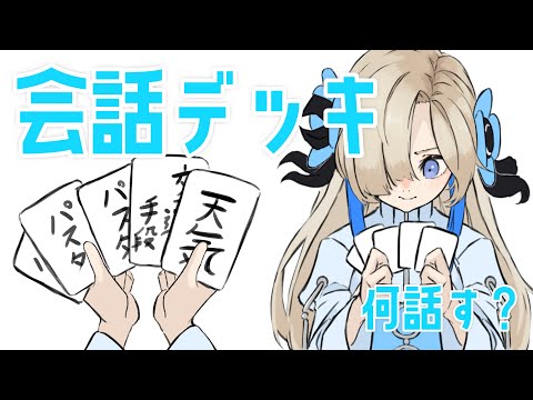 【ヰ世界情緒】会話の予行演習　手描き切り抜き