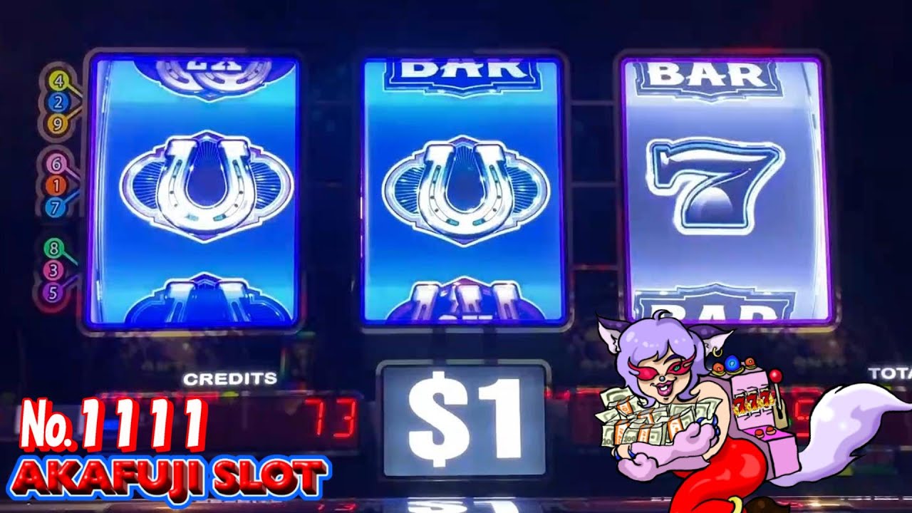 Big Red Slot Machine🎰 Golden Horseshoe Slot Machine🎰@YAAMAVA' Resort & Casino at San Manuel 赤富士スロット