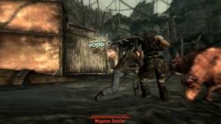 Fallout 3 - Accidentally punched a cow