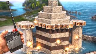 Raiding This Clans Massive Castle Base Rust