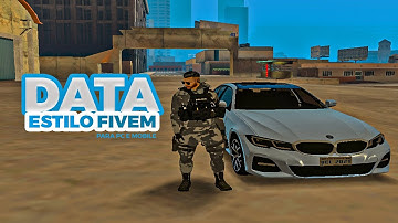 SAIU! MINHA DATA MODIFICADA ESTILO FIVEM V6 (SEM BUG DE RENDER) PARA PC FRACO E MOBILE SAMP LAUNCHER