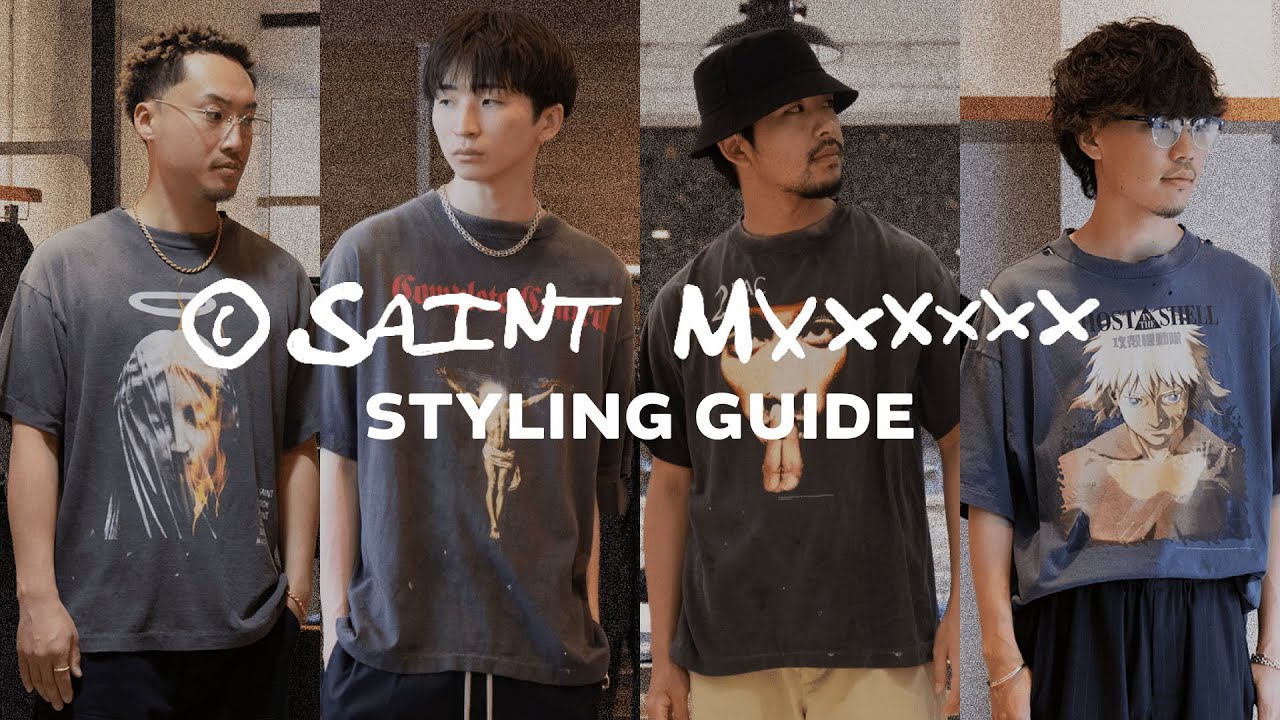 国内発送【Saint Mxxxxxx】GS_SS TEE/GST IN THE S GS_SS TEE / GST IN THE S / NAVY - SAINT MXXXXXX (セント