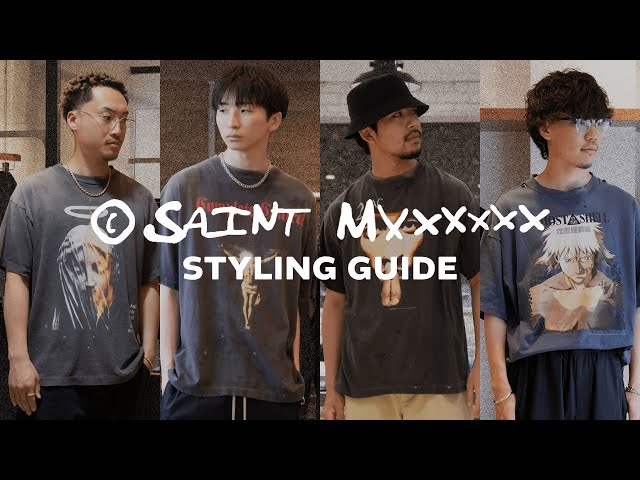 SAINT Mxxxxxx (Saint Michael)] T-shirt coordination tips by