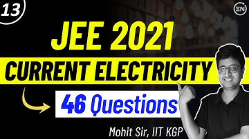 JEE 2021 Solution Series | CURRENT ELECTRICITY | JEE Physics