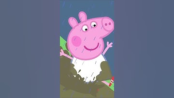 The Muddy Puddle Slide! #peppapig #peppatales #shorts