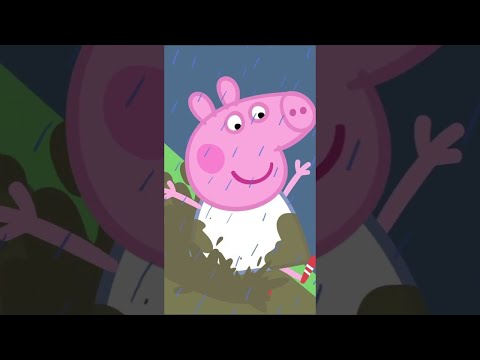The Muddy Puddle Slide! #peppapig #peppatales #shorts