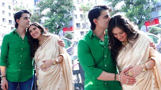 Mom To Be Pankhuri Awasthy Rode Baby Shower Ceremony tellyfilms gautamrode pankhuriawasthy