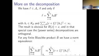 A decomposition of analytic function spaces, with applications