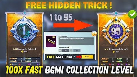 BGMI Collection Level Kaise Badhaye Season | How To Complete Collection Level in BGMI | PUBG 