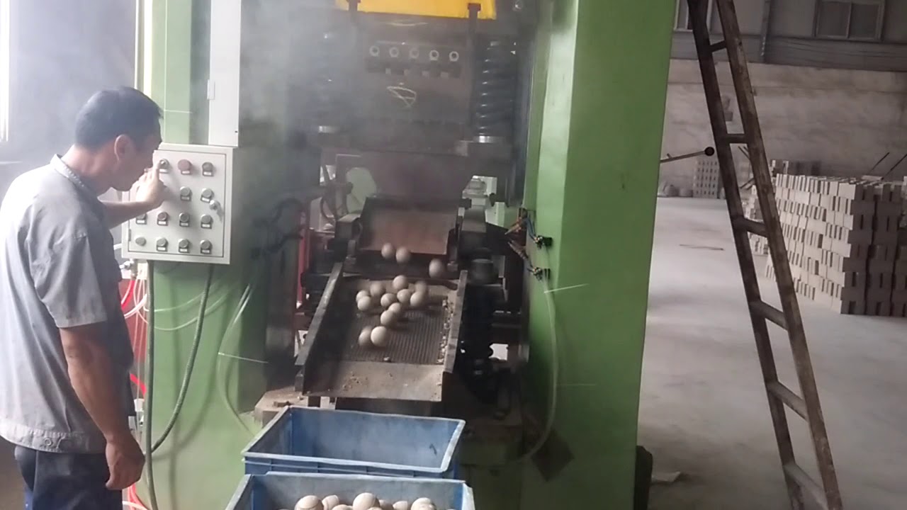 REFRACTORY BALLS ELECTRIC SCREW PRESS-SANGDE