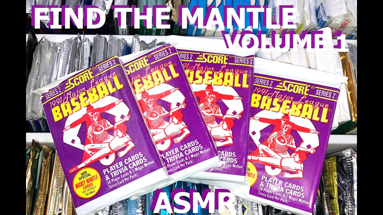 1991 SCORE Series 2 FInd The Mickey Mantle Autograph Search ASMR