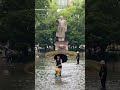 Heavy rain triggers massive flooding in Shanghai