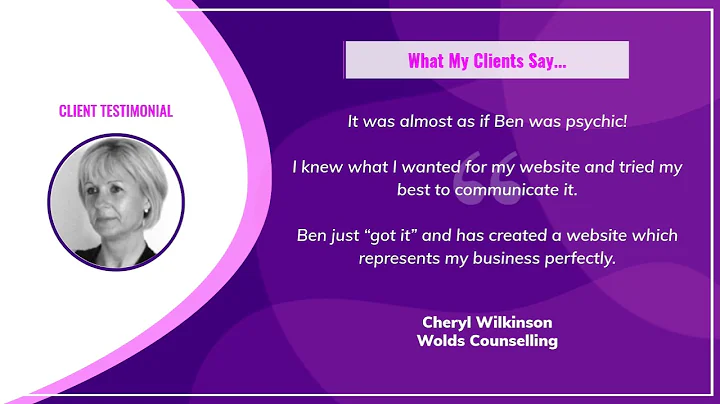 Cheryl Wilkinson Testimonial