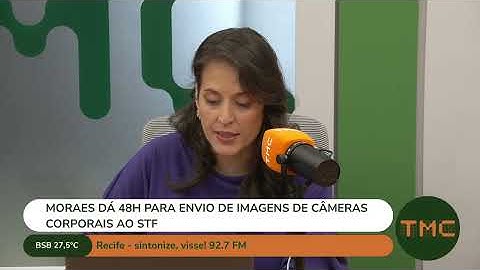 MORAES DÁ 48H PARA ENVIO DE IMAGENS DE CÂMERAS CORPORAIS AO STF