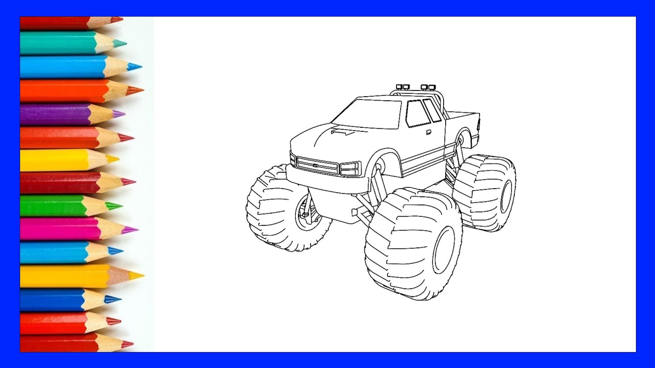 ÇOCUKLAR İÇİN CANAVAR KAMYON BOYAMA |HOW TO PAİNT MONSTER TRUCK |PAİNT ...