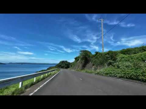 長崎県松浦市福島町一周車載動画（右回り、２倍速）