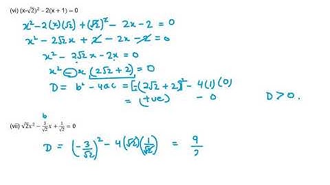 1  State whether the following quadratic equations have two distinct real roots  Justify your answer