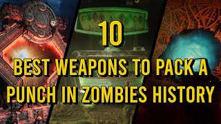10 Best Weapons to Pack a Punch in Zombies History