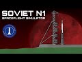 SovietN1 in SpaceFlight Simulator 1.5 | Vanilla build challenge | SFS |