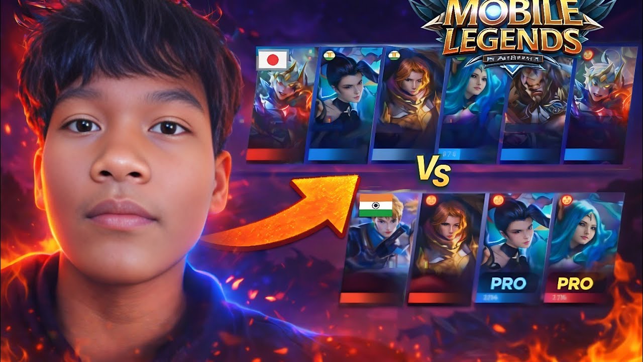 INDIA vs JAPAN in Mobile Legends 🇮🇳🇯🇵 | Epic Battle | Who Wins?