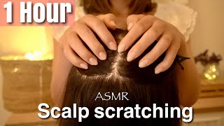 [ASMR]1Hour Scalp Scratching with Nails ~Brain-Melting~ (No Talking, Layered sounds)