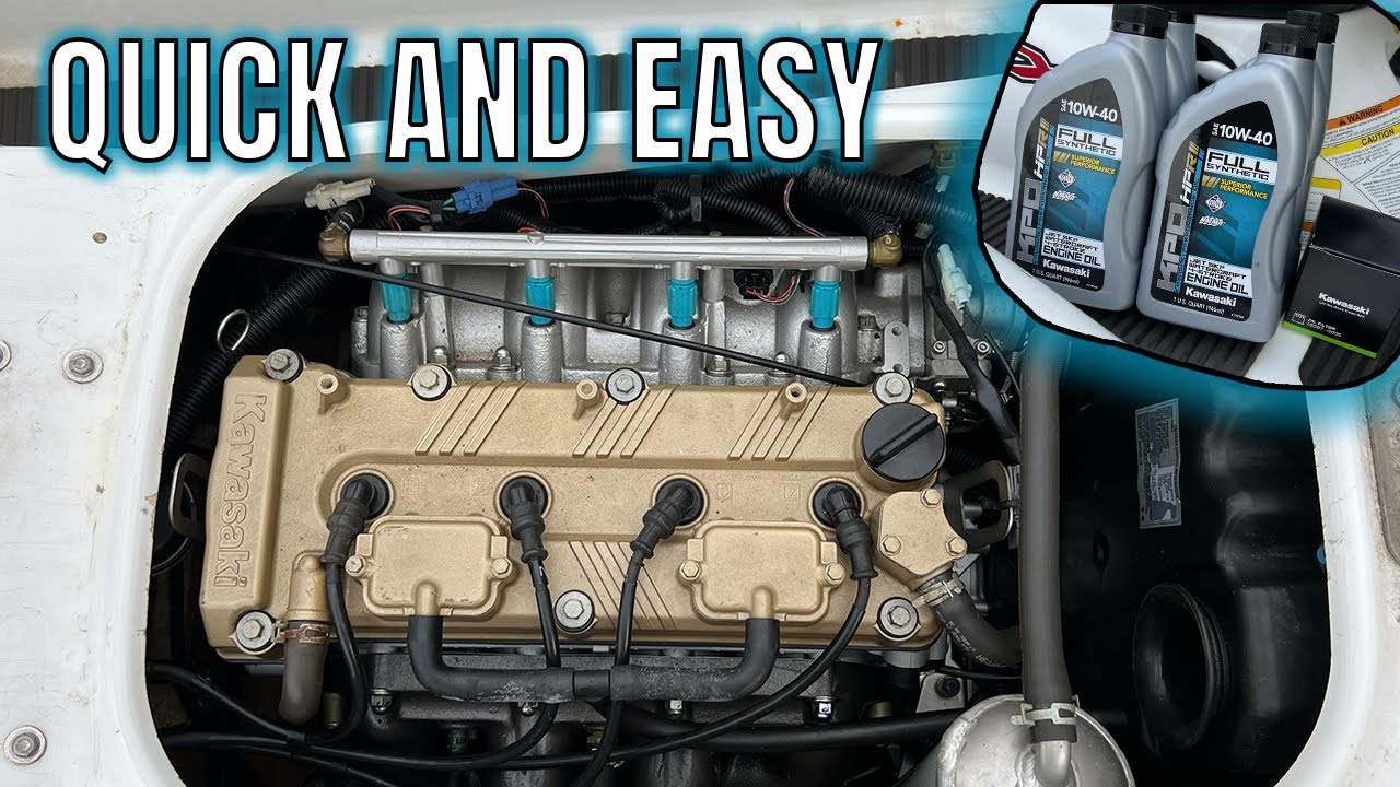 Kawasaki STX 15F - Oil and Filter Change